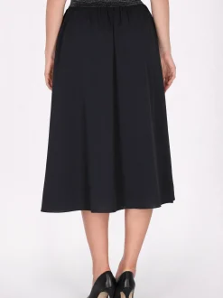 Dreimaster Damen Rock in schwarz