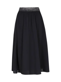 Dreimaster Damen Rock in schwarz