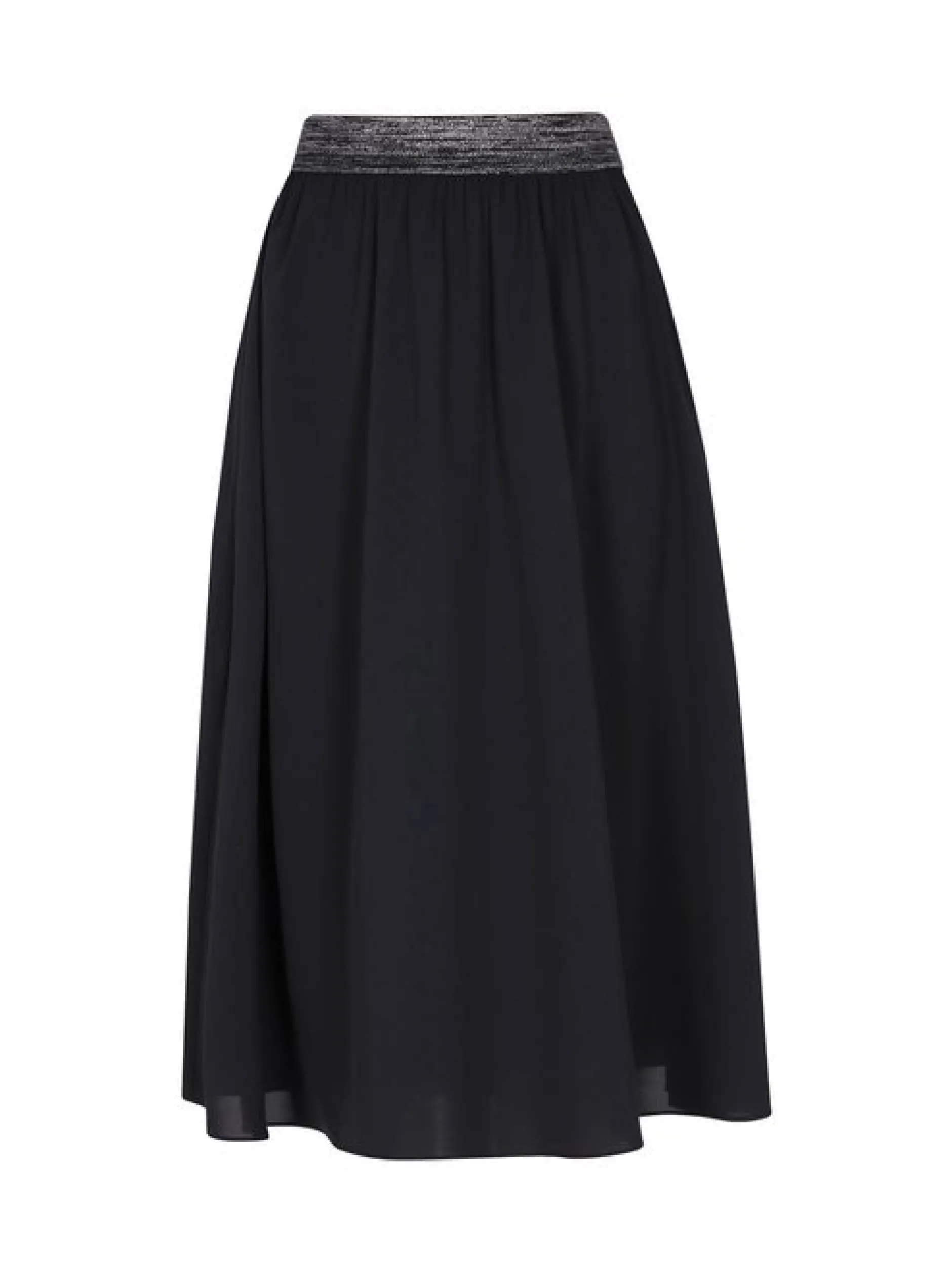 Dreimaster Damen Rock in schwarz