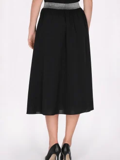 Dreimaster Damen Rock in schwarz