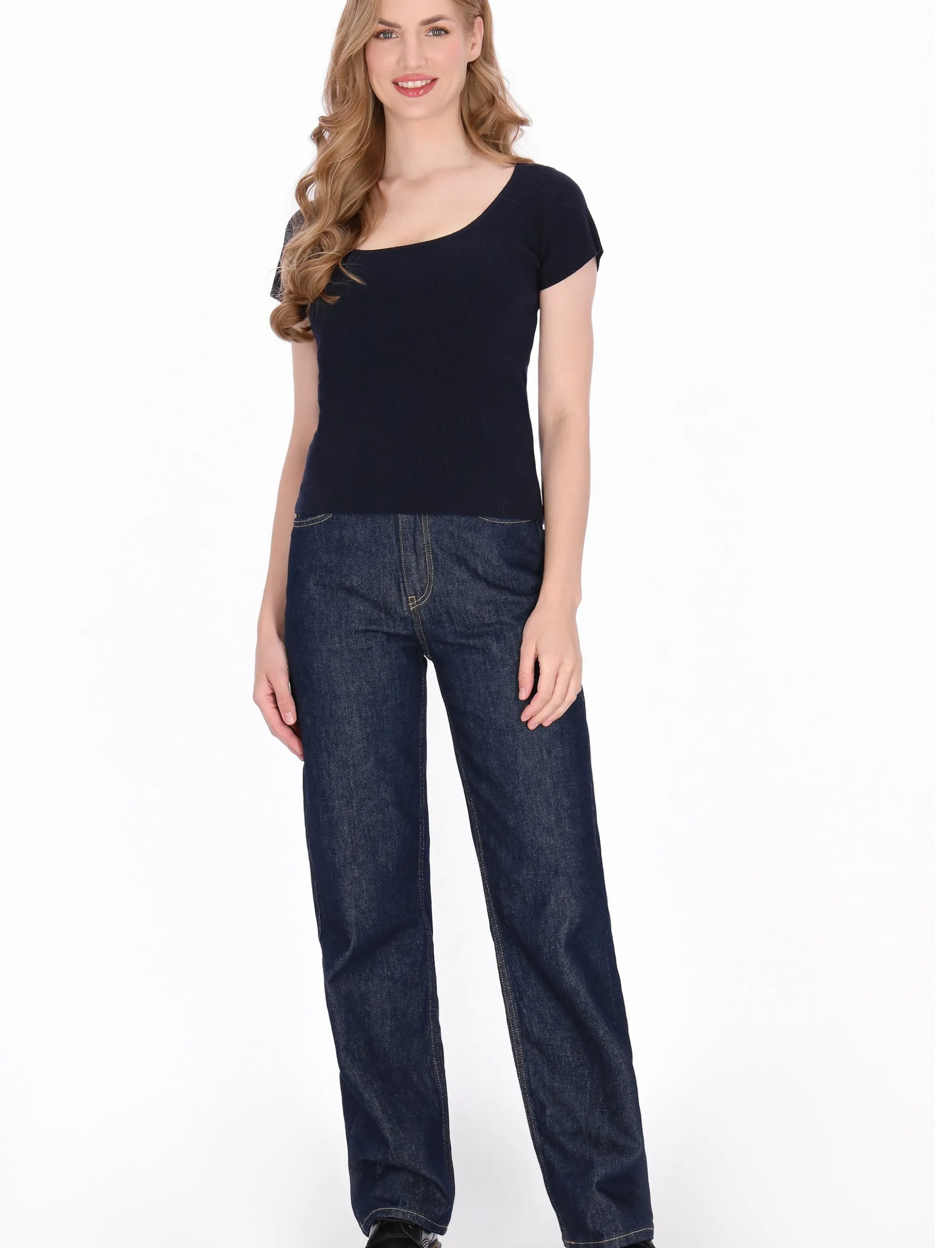 Dreimaster Damen Shirt in schwarz