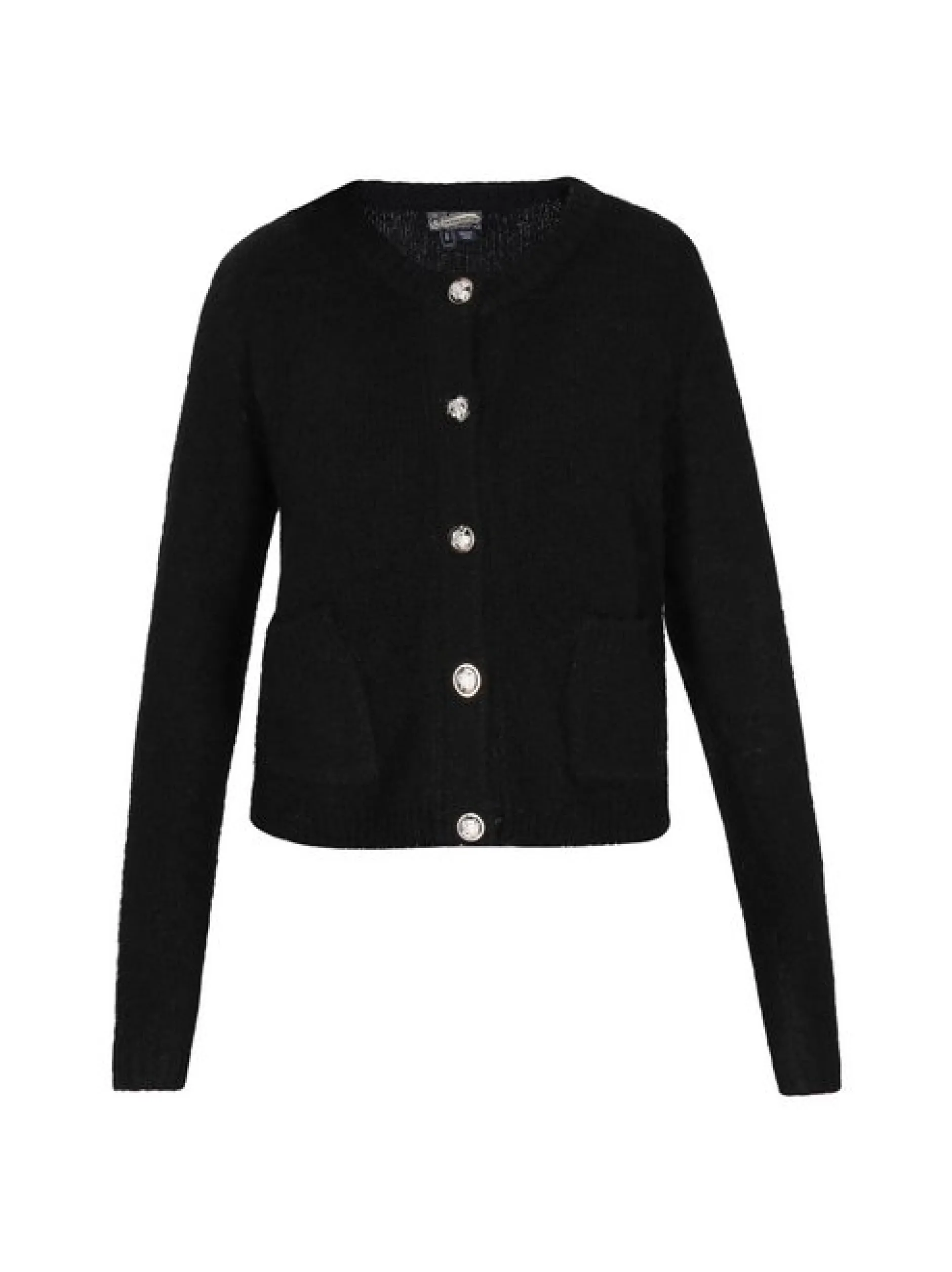 Dreimaster Damen Strickjacke in schwarz