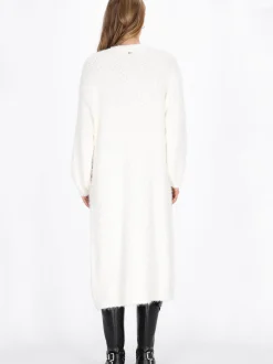 Dreimaster Damen Strickjacke in weiß