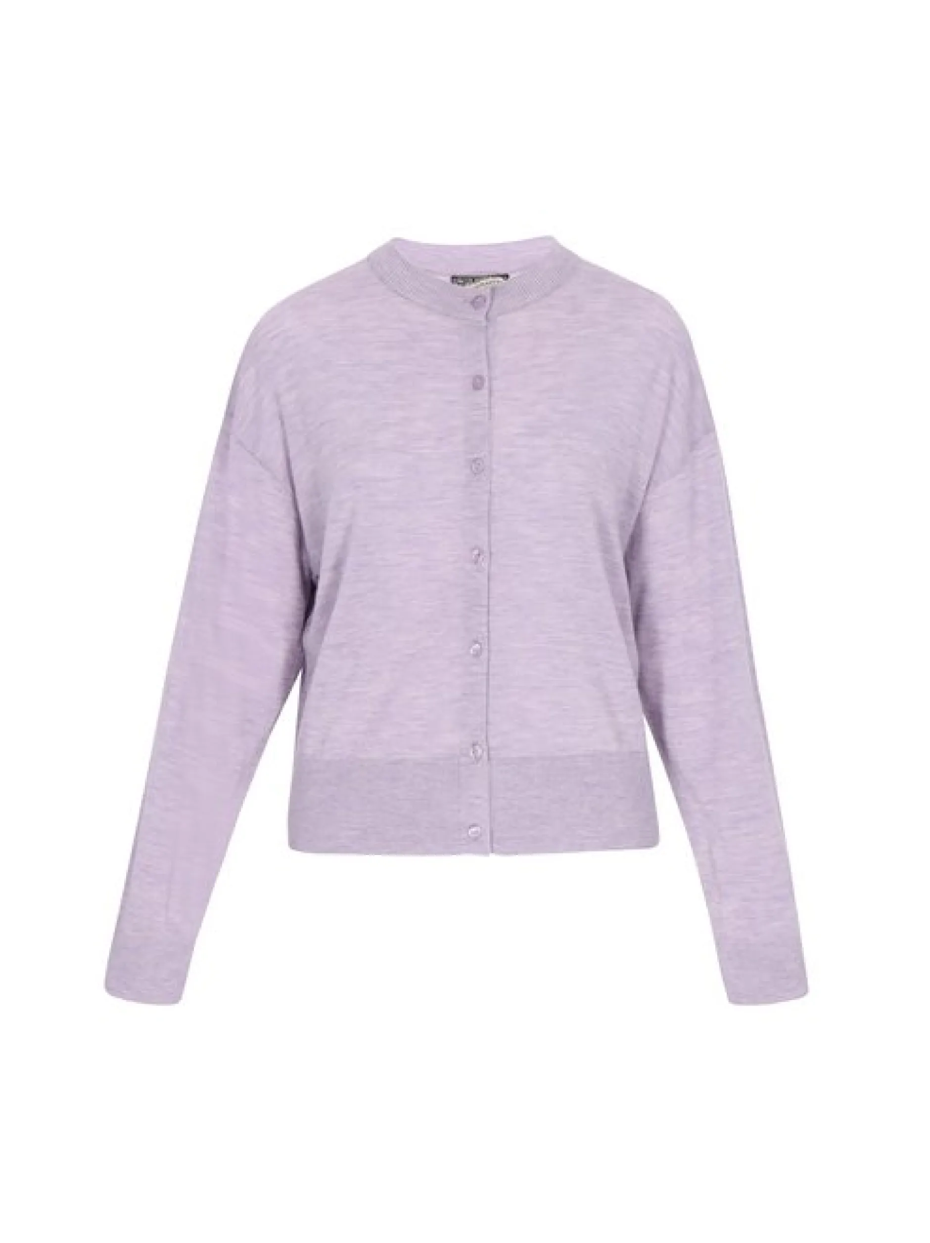 Dreimaster Damen Strickjacke in lila