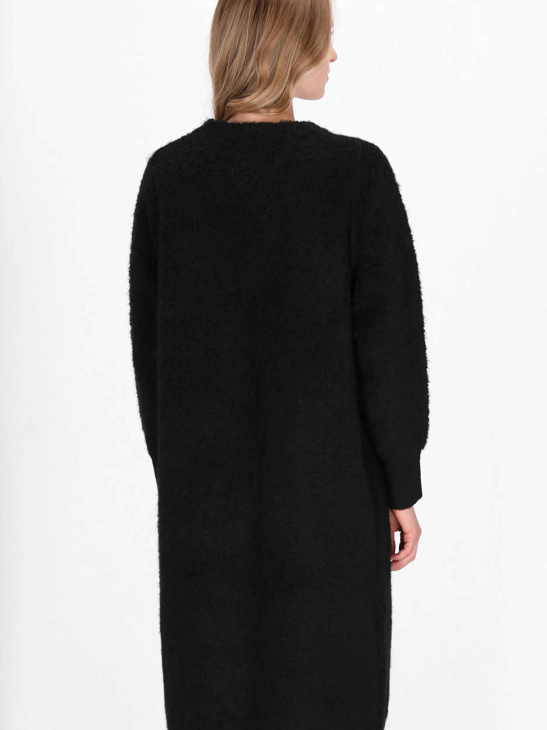 Dreimaster Damen Strickjacke in schwarz