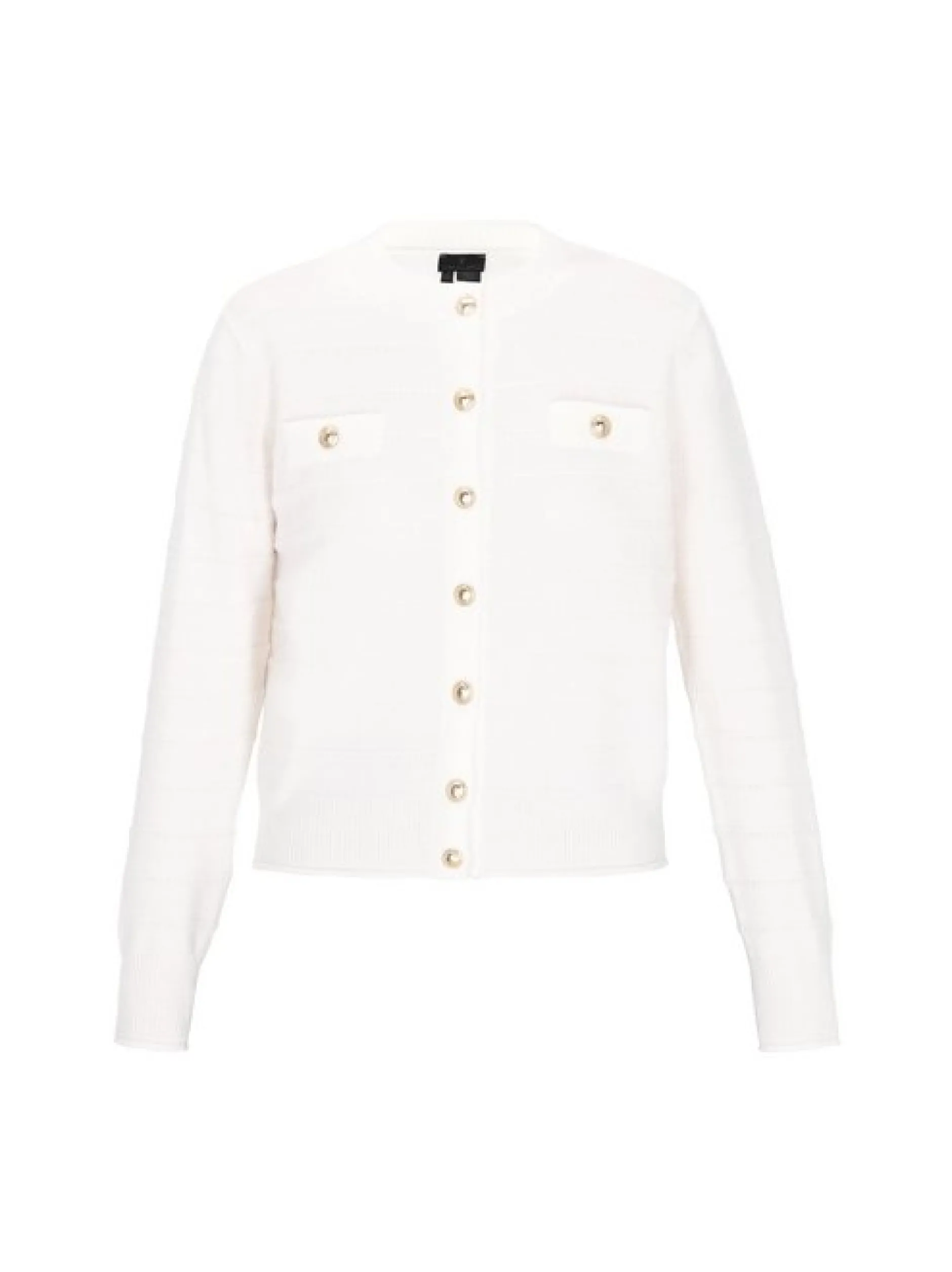 Dreimaster Damen Strickjacke in weiß