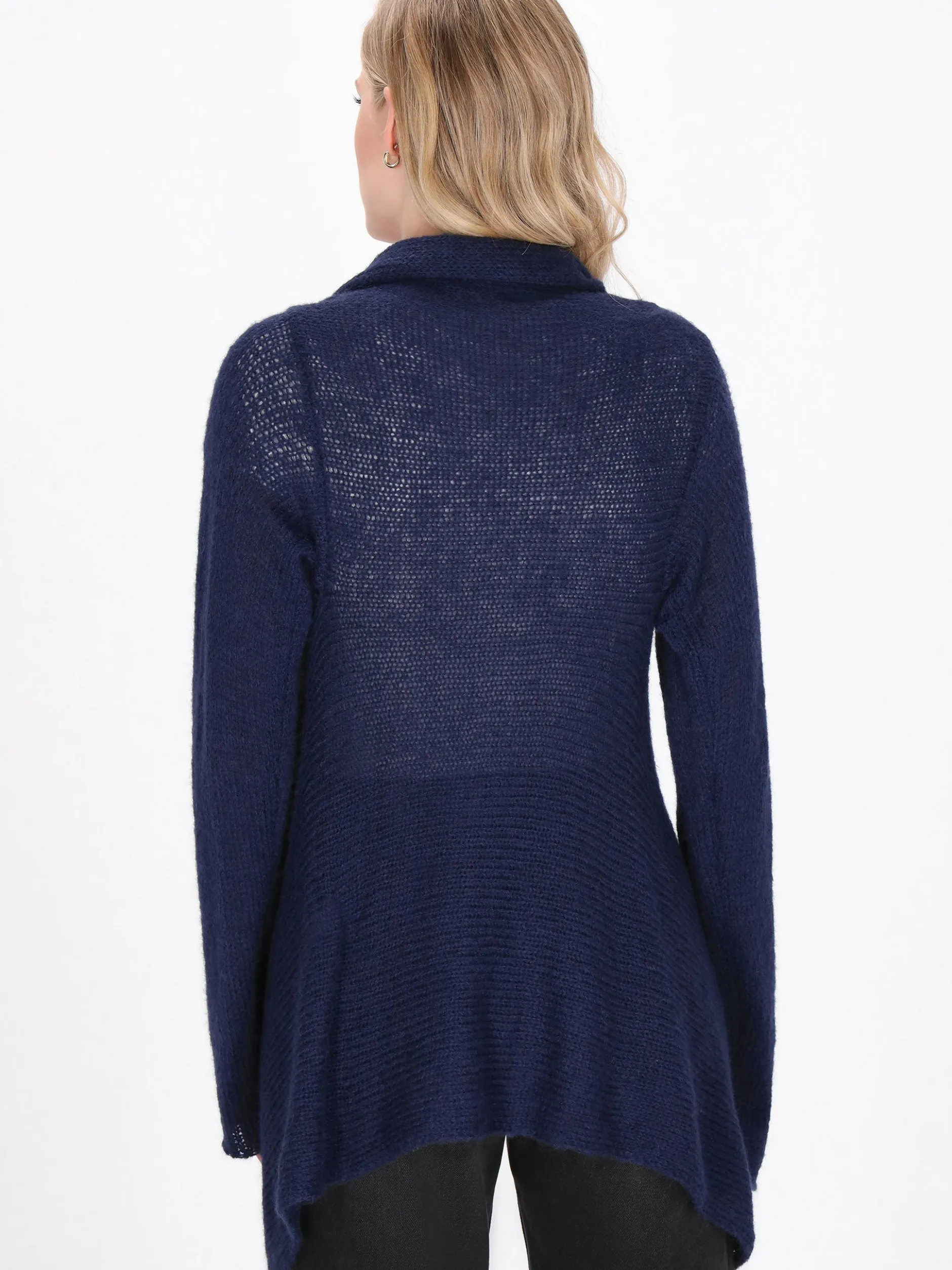 Dreimaster Damen Strickjacke in marine