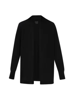 Dreimaster Damen Strickjacke in schwarz