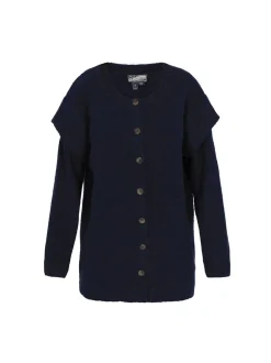 Dreimaster Damen Strickjacke in marine