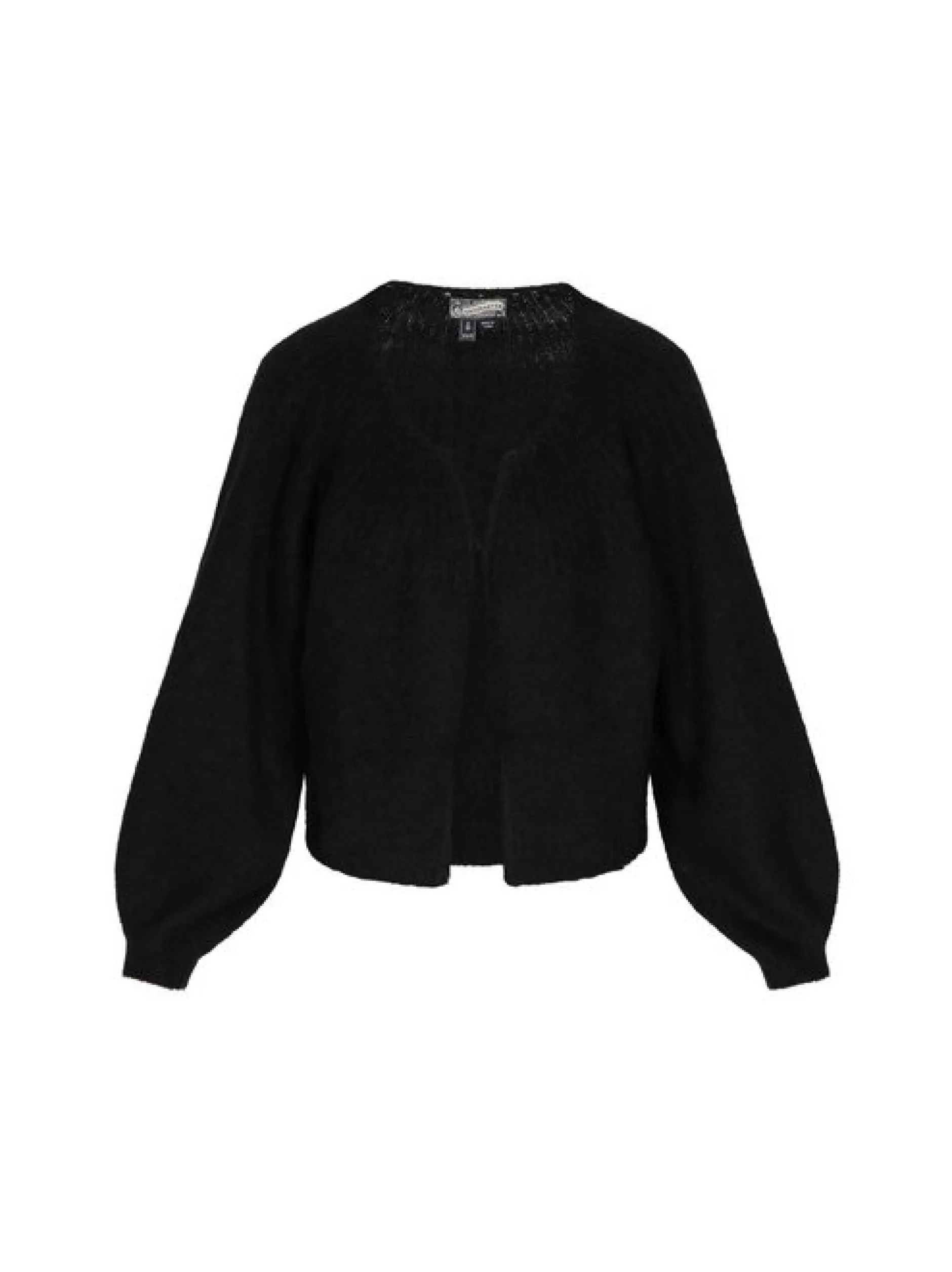 Dreimaster Damen Strickjacke in schwarz