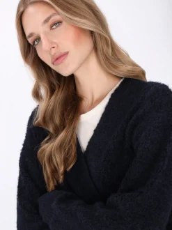 Dreimaster Damen Strickjacke in marine