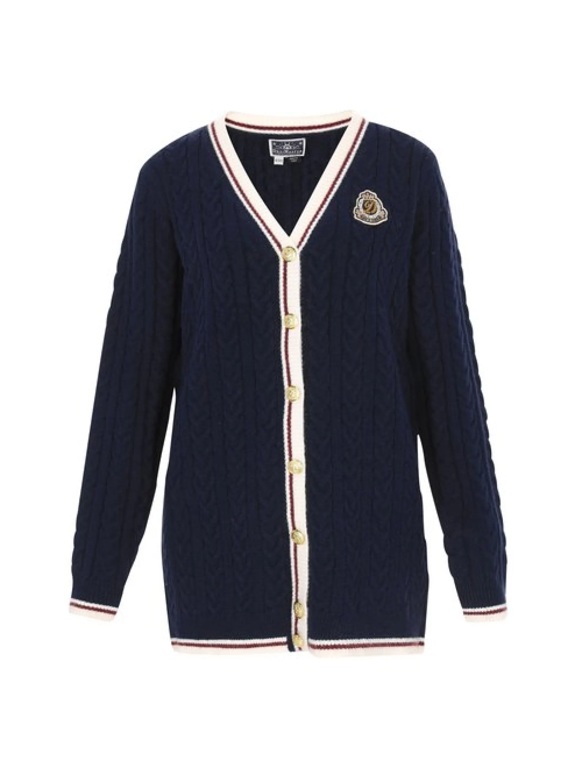 Dreimaster Damen Strickjacke in marine