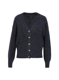 Dreimaster Damen Strickjacke in marine