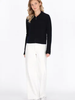 Dreimaster Damen Strickjacke in marine