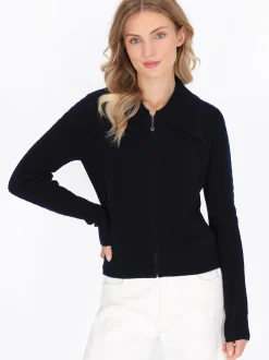 Dreimaster Damen Strickjacke in marine
