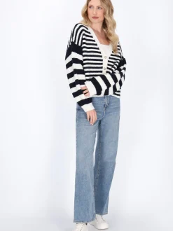 Dreimaster Damen Strickjacke in marine