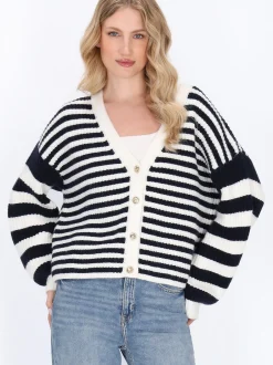 Dreimaster Damen Strickjacke in marine
