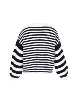 Dreimaster Damen Strickjacke in marine