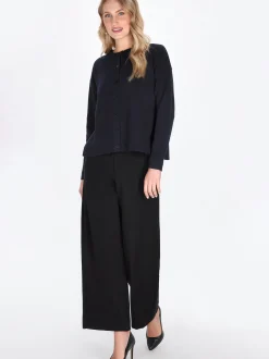 Dreimaster Damen Strickjacke in marine