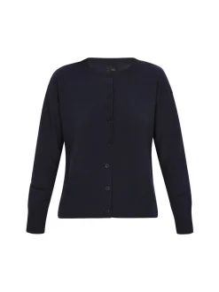 Dreimaster Damen Strickjacke in marine