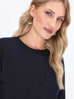 Dreimaster Damen Strickjacke in marine