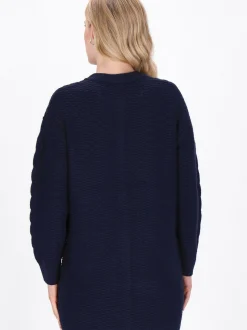 Dreimaster Damen Strickjacke in marine