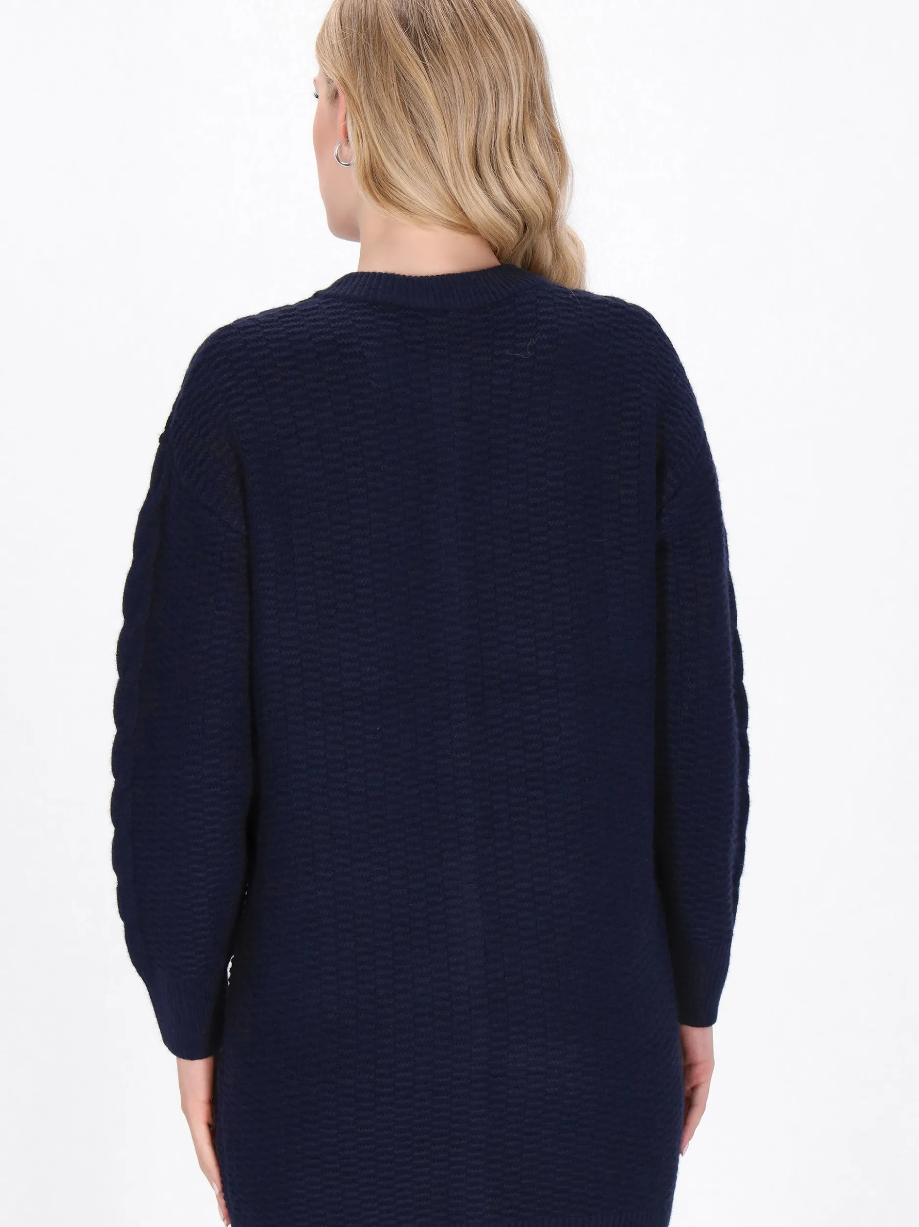 Dreimaster Damen Strickjacke in marine