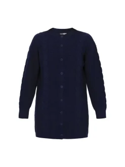 Dreimaster Damen Strickjacke in marine