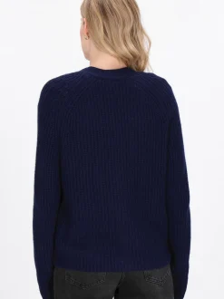 Dreimaster Damen Strickjacke in marine