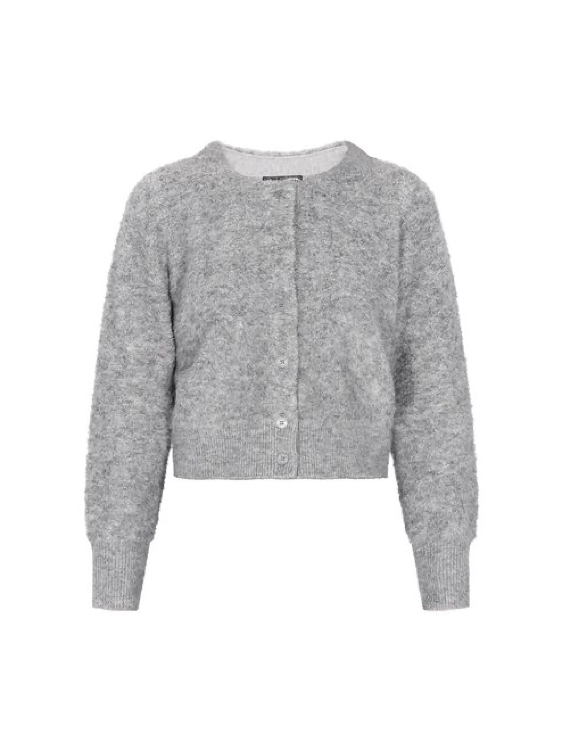 Dreimaster Damen Strickjacke in grau