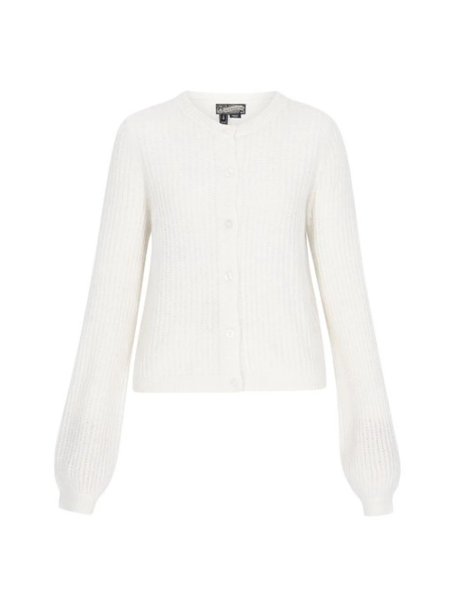 Dreimaster Damen Strickjacke in weiß
