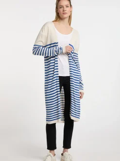 Dreimaster Damen Strickjacke in blau