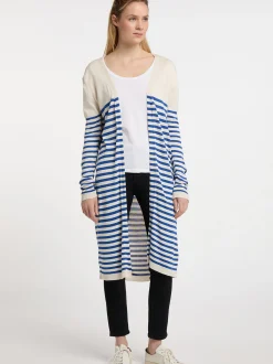 Dreimaster Damen Strickjacke in blau