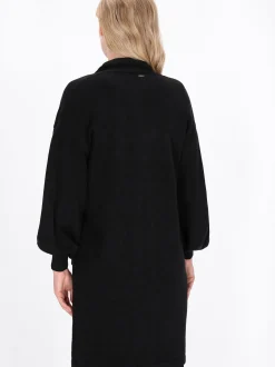 Dreimaster Damen Strickjacke in schwarz