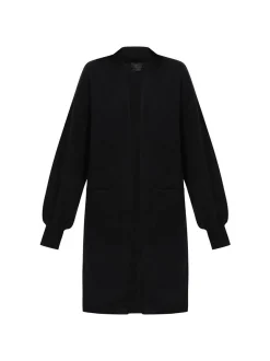 Dreimaster Damen Strickjacke in schwarz