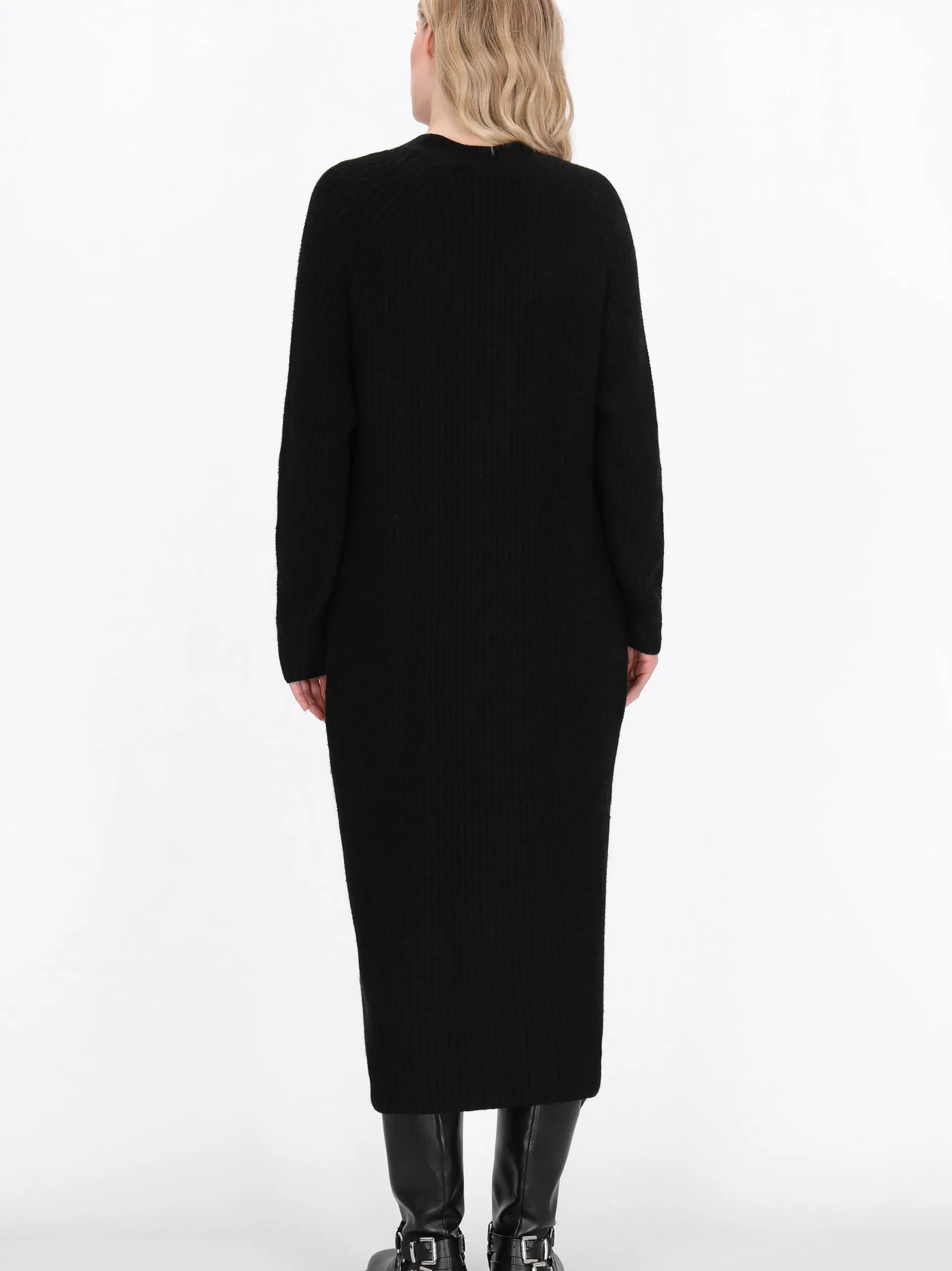Dreimaster Damen Strickjacke in schwarz