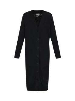 Dreimaster Damen Strickjacke in schwarz