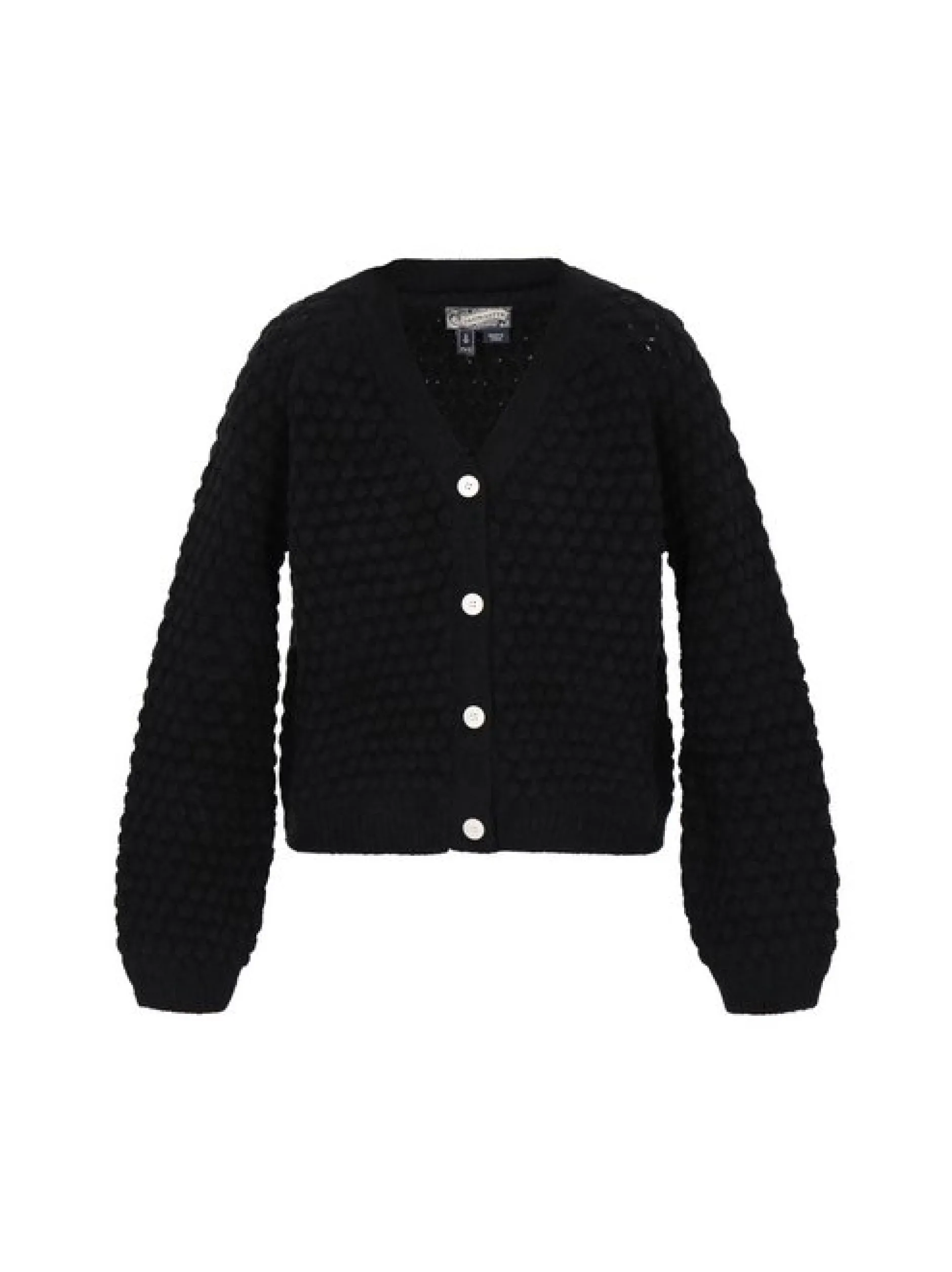 Dreimaster Damen Strickjacke in schwarz