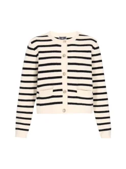 Dreimaster Damen Strickjacke in beige