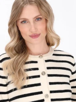 Dreimaster Damen Strickjacke in beige