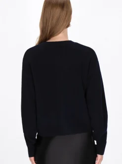 Dreimaster Damen Strickjacke in marine
