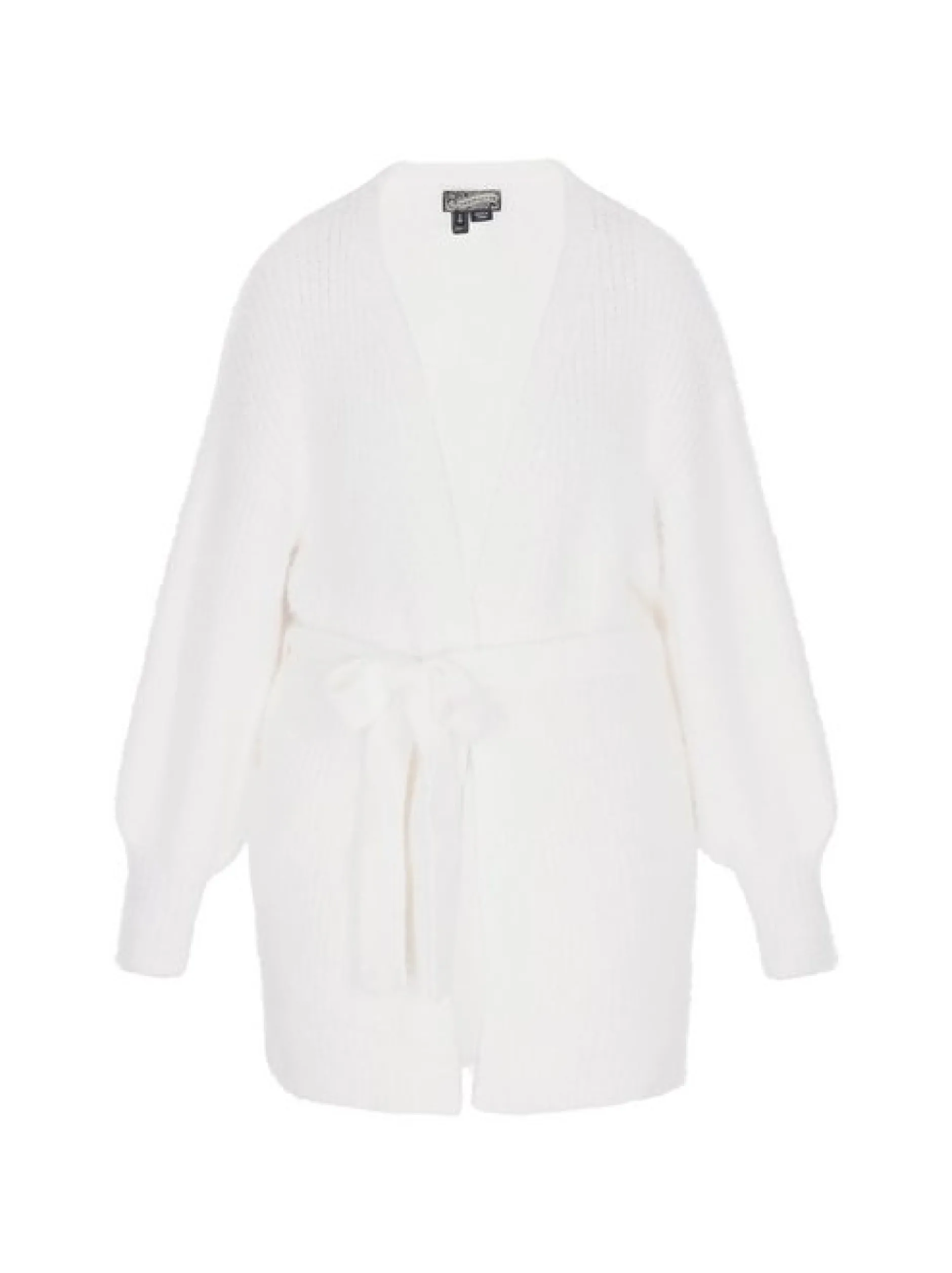 Dreimaster Damen Strickjacke in weiß