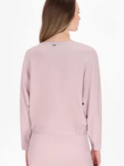 Dreimaster Damen Strickjacke in altrosa