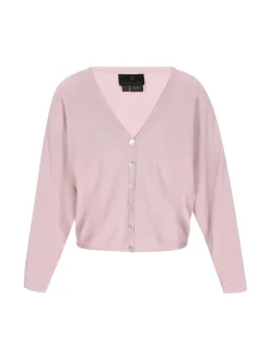 Dreimaster Damen Strickjacke in altrosa