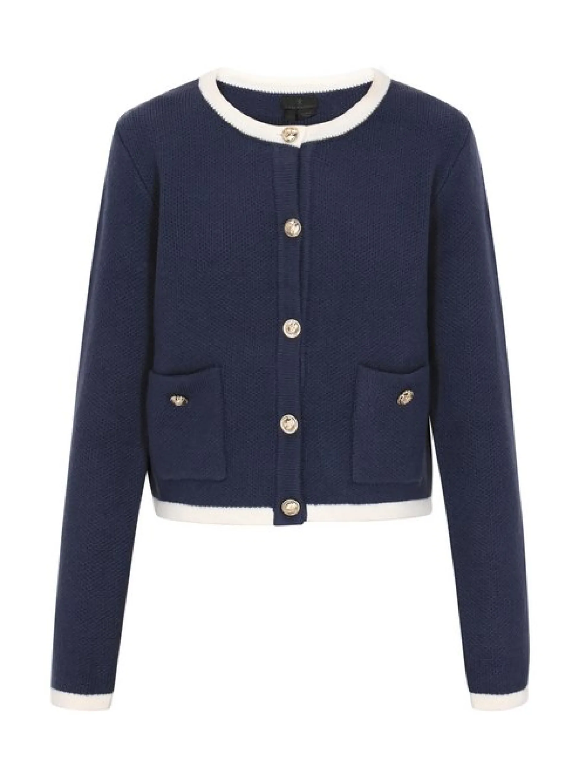 Dreimaster Damen Strickjacke in marine