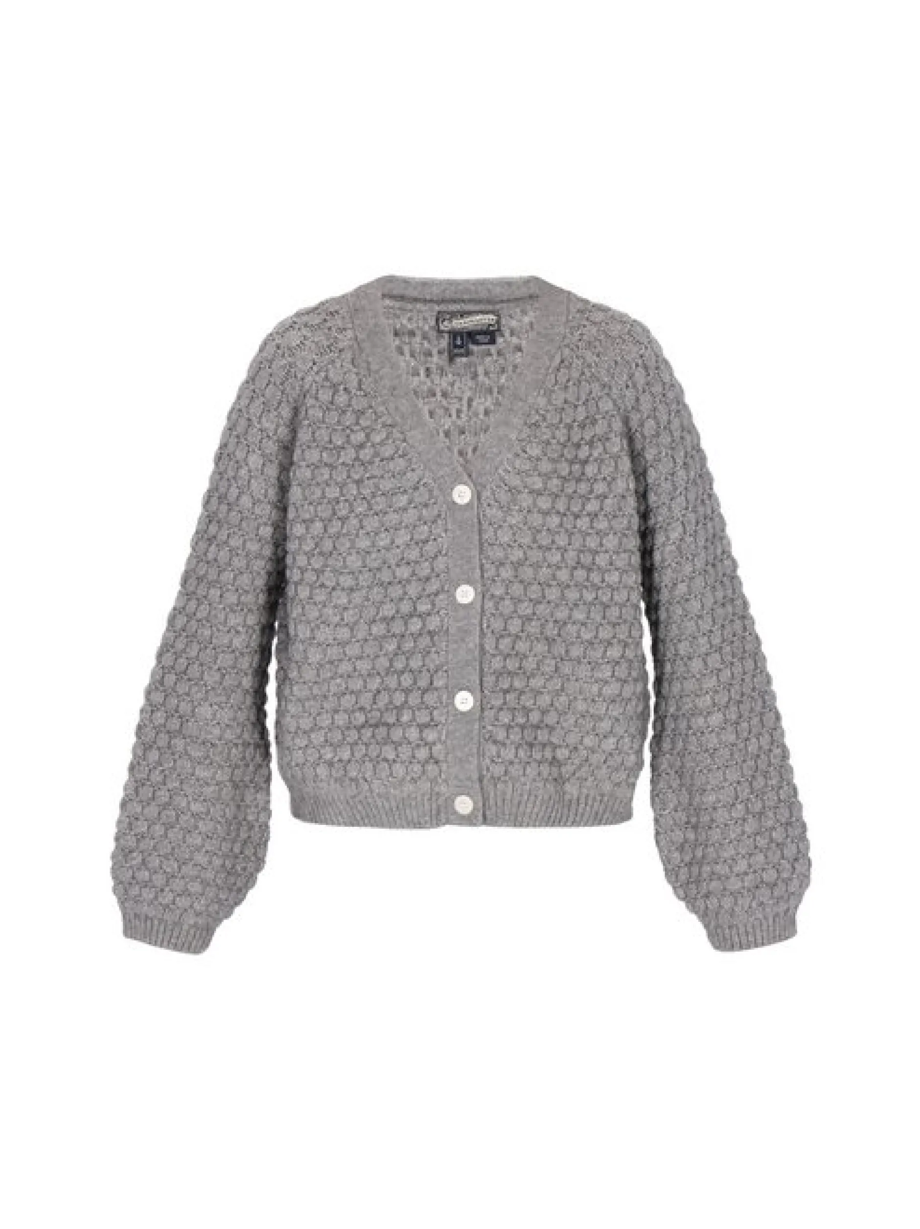 Dreimaster Damen Strickjacke in grau