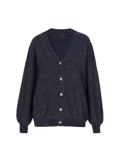 Dreimaster Damen Strickjacke in marine
