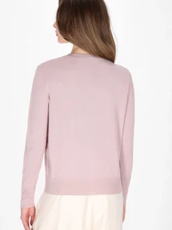 Dreimaster Damen Strickjacke in altrosa