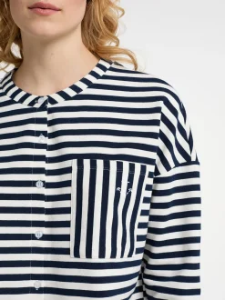Dreimaster Damen Sweatjacke in marine