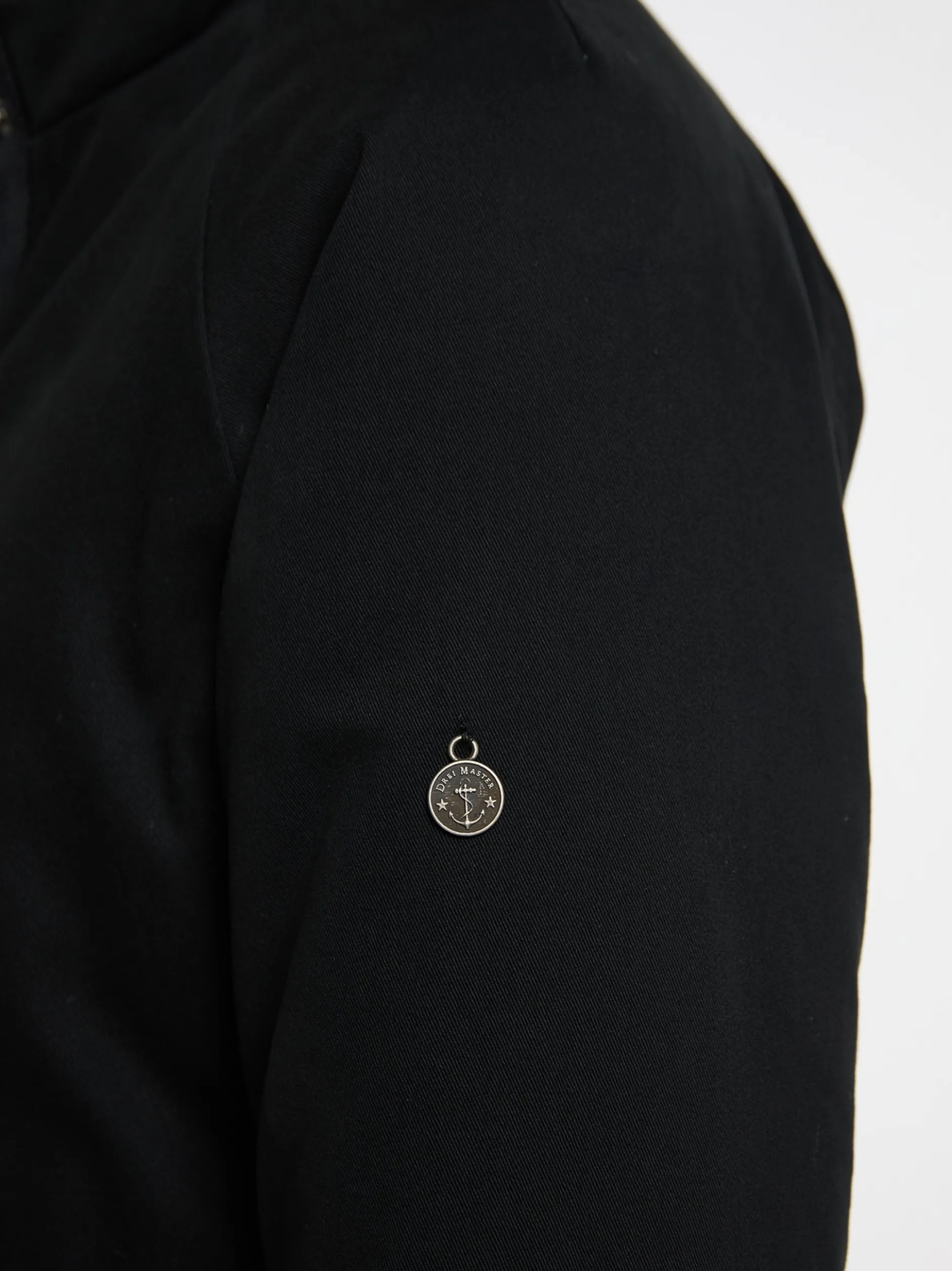 Dreimaster Damen Winterjacke in schwarz